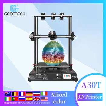 Geeetech A30T 3 1. Profesinės 3d spausdintuvas, Automatinis Niveliavimas kelių Spalvų Didelio dydžio, Pertraukos-Vėl, Greito Surinkimo 